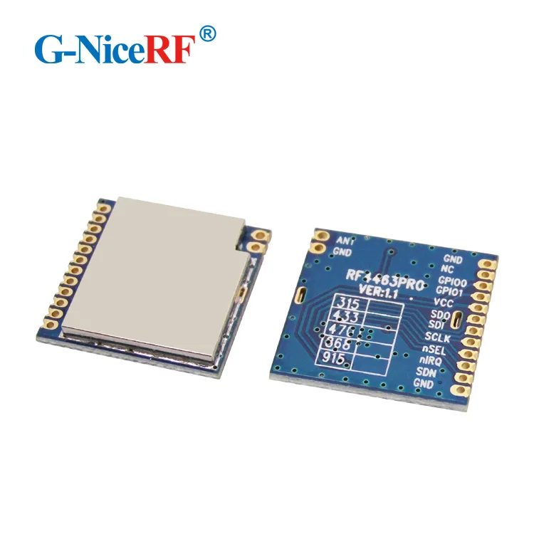2 шт./лот si4463 SPI интерфейс + 20 дБм выходная мощность RF4463PRO 433 МГц беспроводной модуль