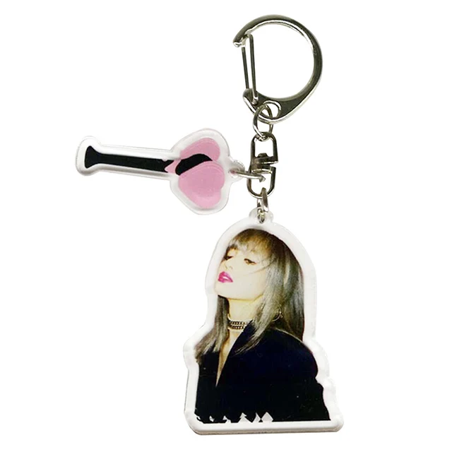 Kpop Blackpink Kill This Love Acrylic Keychain Keyring Key Holder Lisa