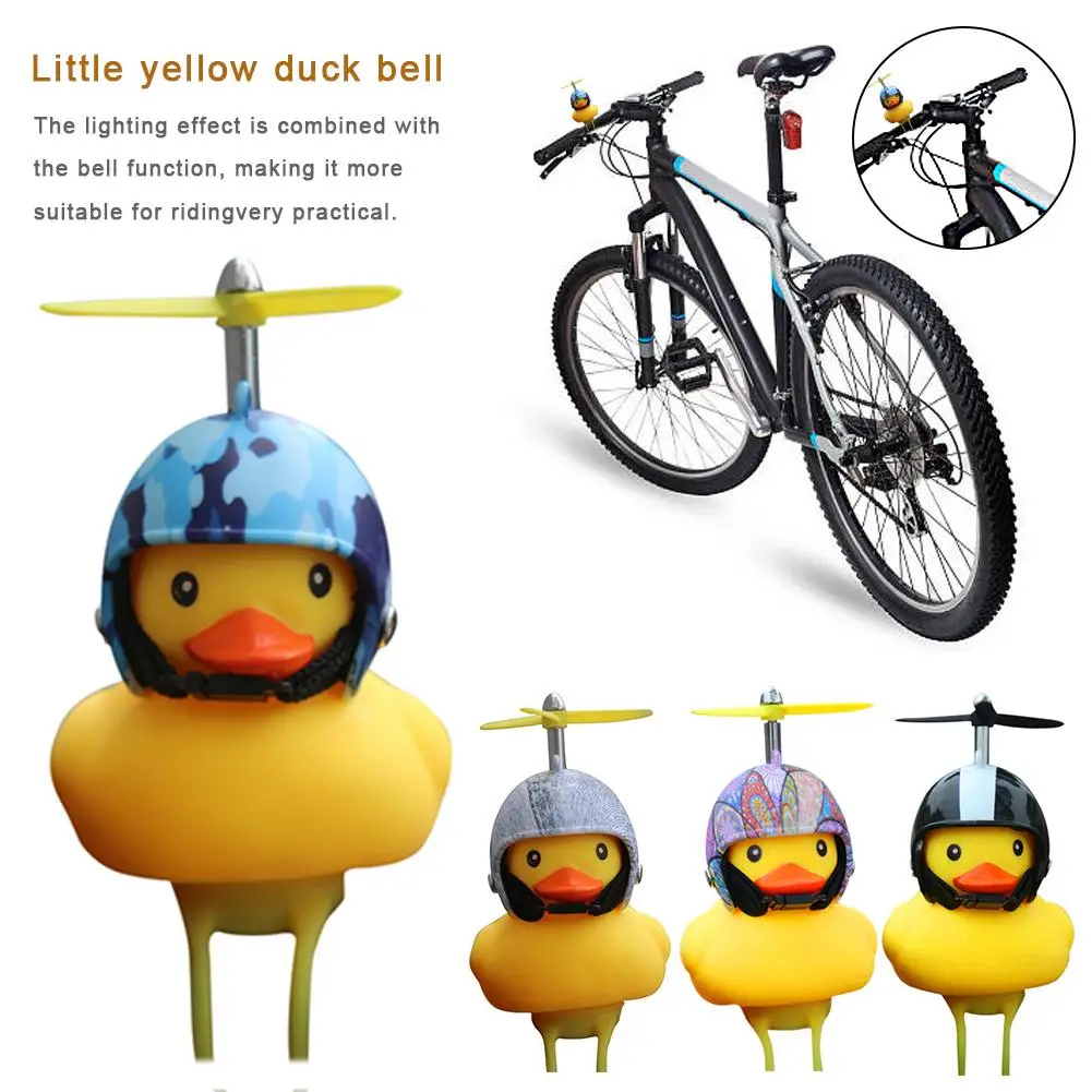 Sale 1pcs Cartoon Yellow Silica Gel Little Duck Shape Bicycle Bells Mountain Bike Handlebar Duck Head Bicycle Bell Accessories New 1