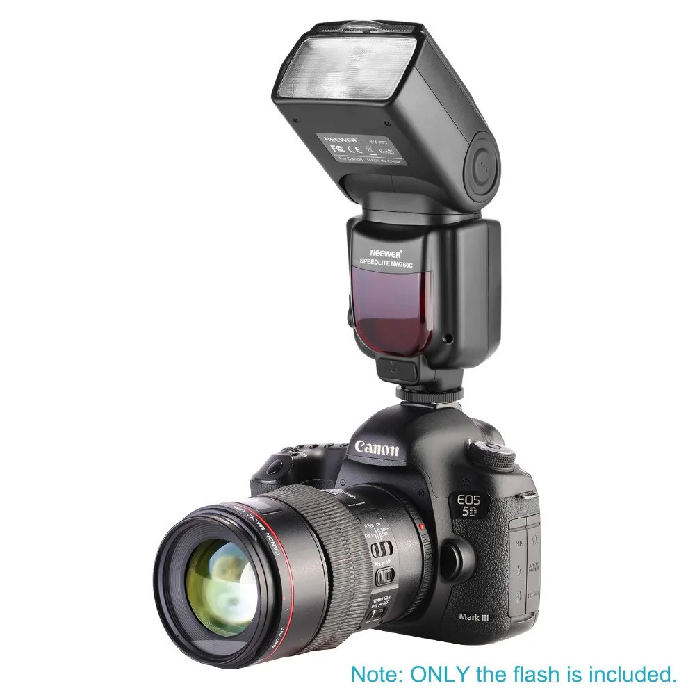 Фотовспышка Neewer NW760 с дистанционным управлением TTL вспышка ЖК дисплеем для Canon 7D