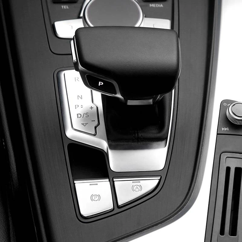 Для Audi A5 A4 B9 2017 2018 Abs Хромированная панельная Накладка для коробки передач
