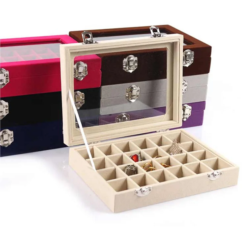 1Pcs-24-Grids-Velvet-Jewelry-Box-Rings-Earrings-Necklaces-Makeup-Holder-Case-Organizer-Women-Jewelery-Storage-HG0498 (14)