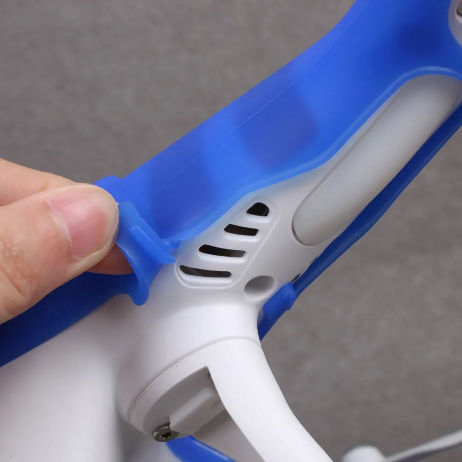 DJI Phantom 3 Standard Advance Professional Body Shell Protective Silicone Cover Red White Blue 3 Colors