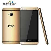 Original The HTC ONE M7 Unlocked GPS WIFI 4.7”TouchScreen 4MP camera 32GB Andriod 4.12 Cell Phone Free Shipping