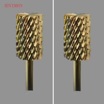 

Gold Big Pink & White Bit -HIVISOIN Carbide Nail Drill Bit - C