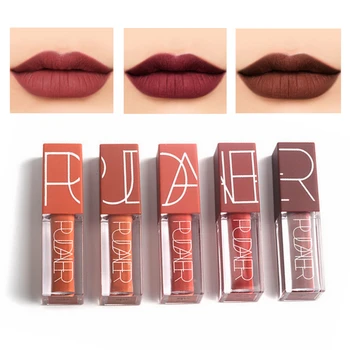 

5 pcs/set Pudaier Moisturizer Matte Frosted Liquid Lipstick Lip Gloss Fashion Nude Long-lasting Waterproof for Makeup Cosmetic