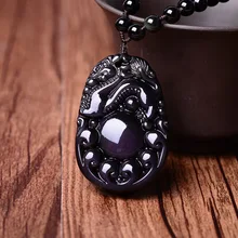 Поставка природного подлинной радуги обсидиан пузырь кулон Цепочки и ожерелья ювелирных изделий и транспорта