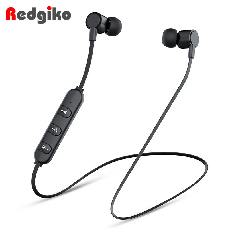 

Wireless Bluetooth Earphone For iPhone Xiaomi Neckband Sport Bluetooth Music Earbuds Headset with Mic