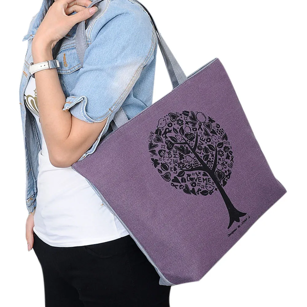 

Sleeper #501 2019 NEW Fashion Cute Printing Women Canvas Bags Shoulder Bag Casual Handbag simple printed casual Free shipping