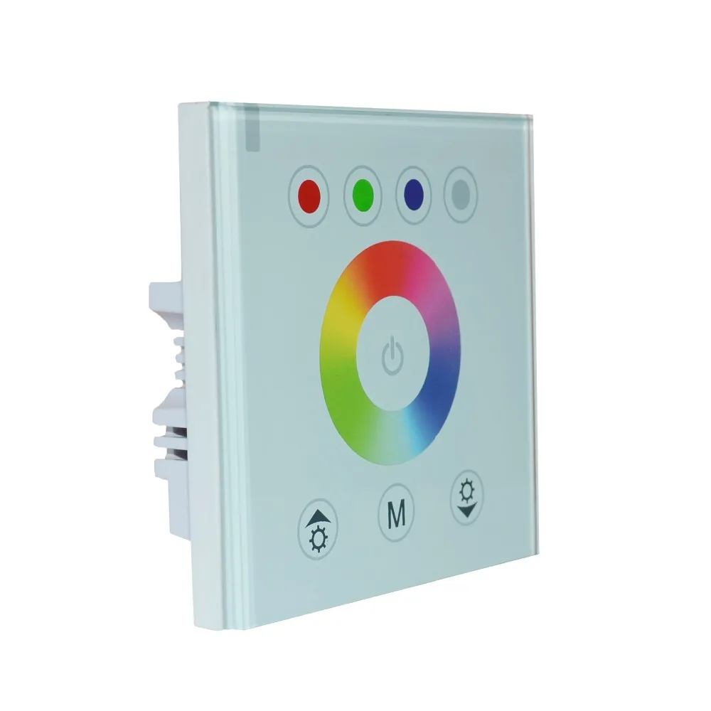 

New Hot Sale RGBW Touch Panel Led Controller Home Decoration New Choice Led Dimmer for RGB Led Light Led Strip RGB Controller