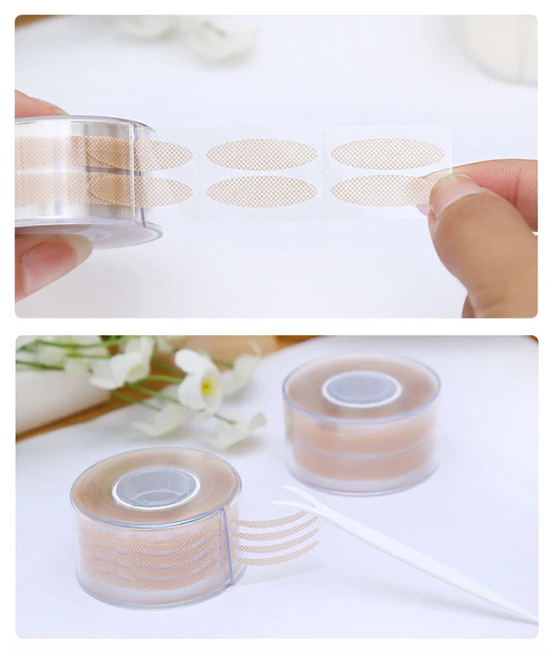 Новинка 300 пара марлевых палочек Stealth Double Fold Eyelid стикер на тени для глаз без клея