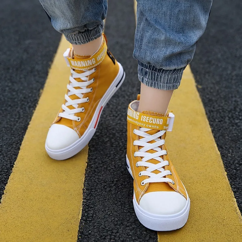Men's Canvas Shoes Tenis Shoe White High Boots Motion Mens Shoes Casual Trainers Scarpe Men Masculino Adulto Zapatos De Hombre