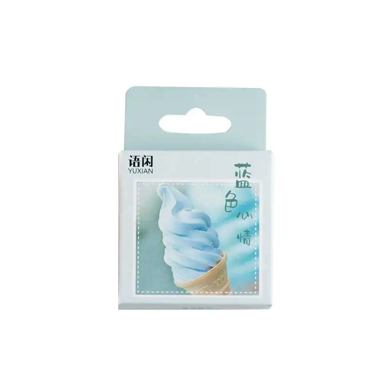 50 Pcss/box Summer Plant Lactic Milk Drink Stickers Paper Adhesive Sticker Scrapbooking Decoration Diary Photos Album Stationery