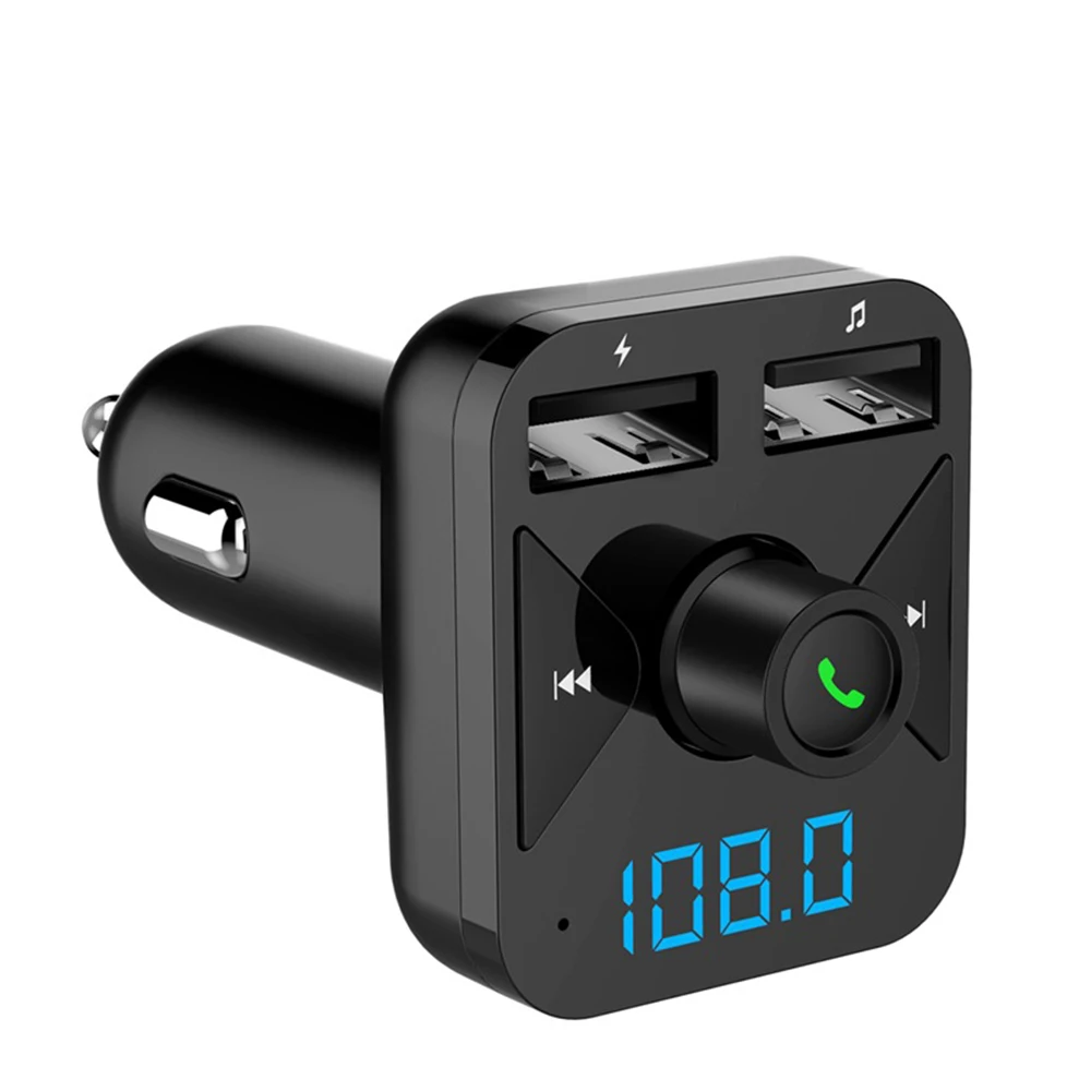 Комплект беспроводной связи bluetooth для автомобиля fm-передатчик модулятор Handsfree автомобильный комплект USB аудио радио музыка Mp3 плеер автомобильное зарядное устройство DY378