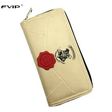 FVIP Harry Potter Letter Zip Around font b Wallet b font PU Long Fashion font b