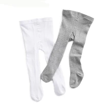 0-2y Baby Infant Girl/Boy Knitted cotton warm Tights solid color children Pantyhose baby fashion stocking
