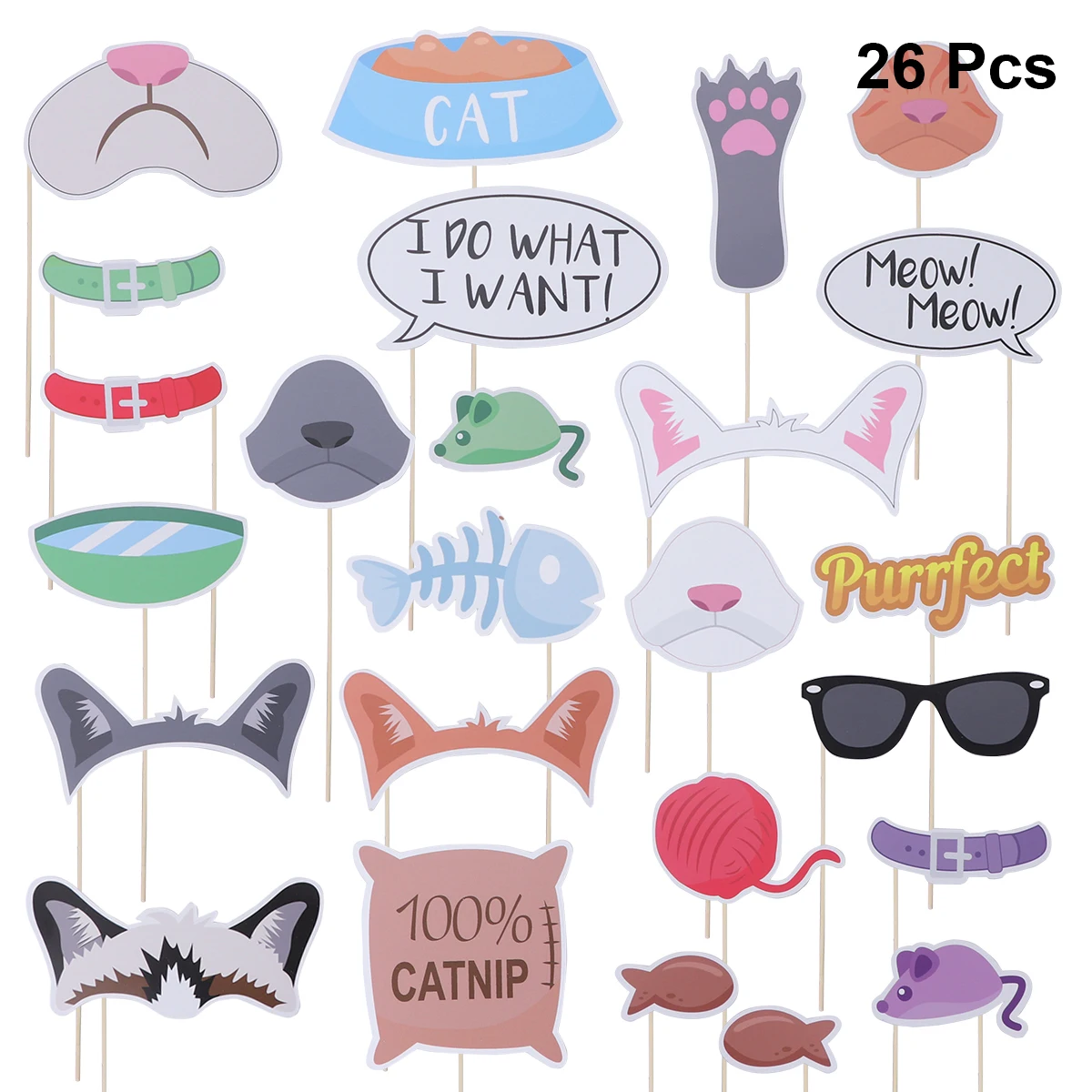Photobooth Props26 Pcs Photo Props Animal Funny Decoration Photo Props Favors for Party