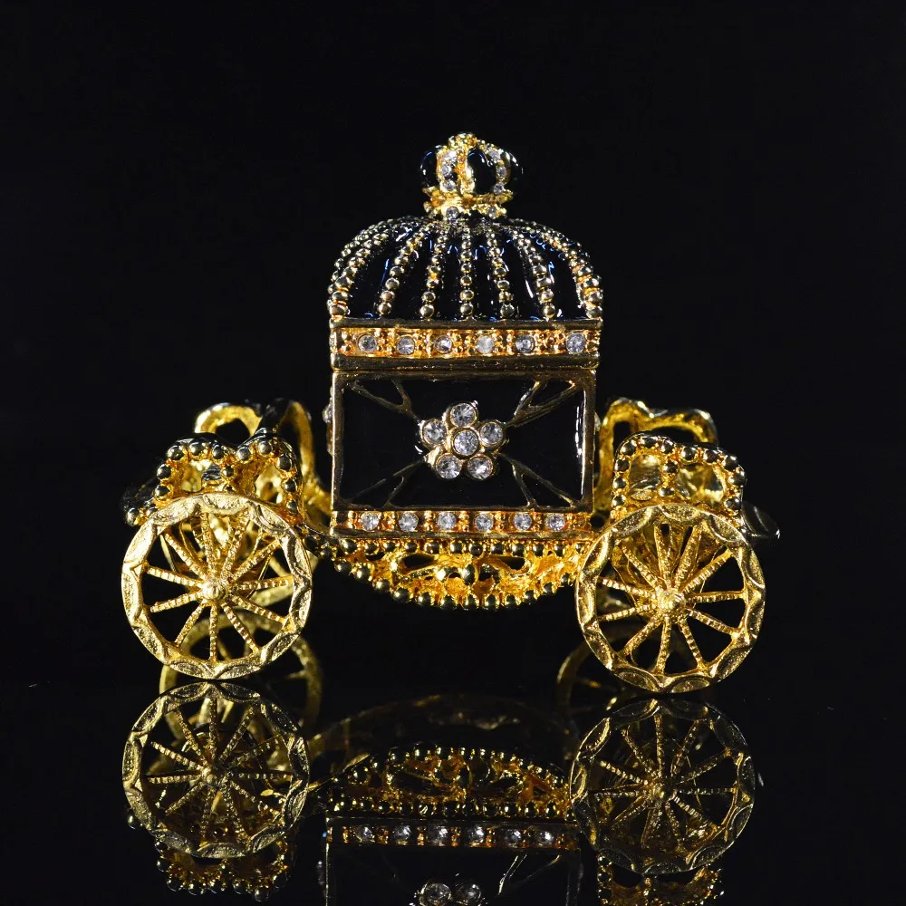 

QIFU Europe art craft beautiful carriage jewelry box