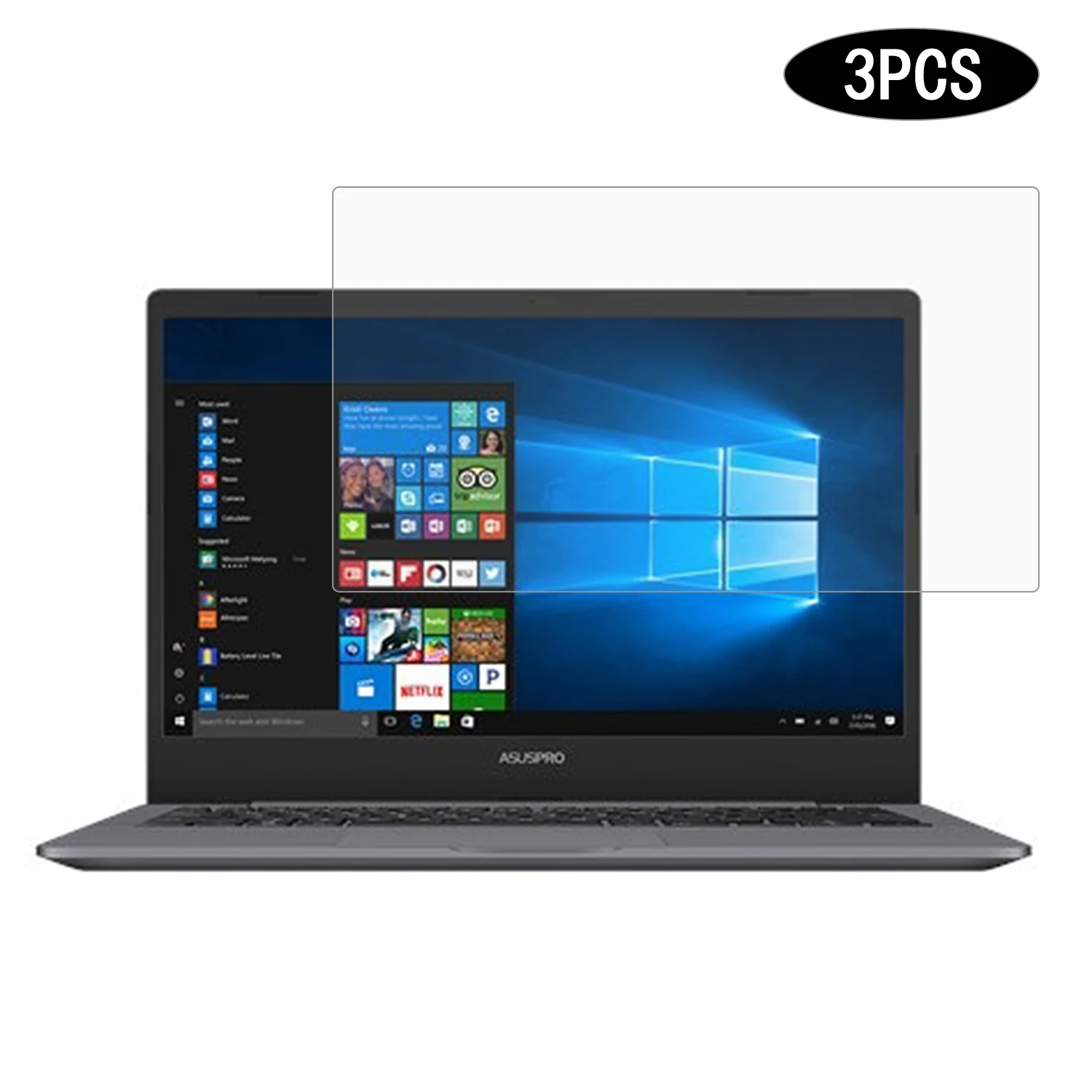 3pcs Universal HD Crystal Clear LCD Guard film Laptop Screen Protector