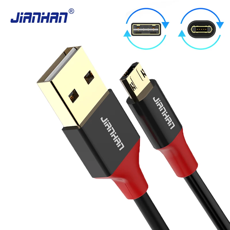 JianHan عكسها المصغّر usb كابل 5V2A سريع شاحن سلك Microusb لسامسونج Xiaomi هواوي LG Andriod الهواتف المحمولة كابل شحن JianHan عكسها المصغّر usb كابل 5V2A سريع شاحن سلك Microusb لسامسونج Xiaomi هواوي LG Andriod الهواتف المحمولة كابل شحن