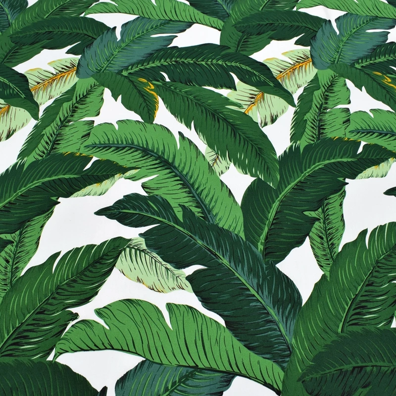 

Green banana leaf dye stretch satin plush cotton fabric for dress tissus au meter DIY cheap fabrics tecido patchwork telas tissu