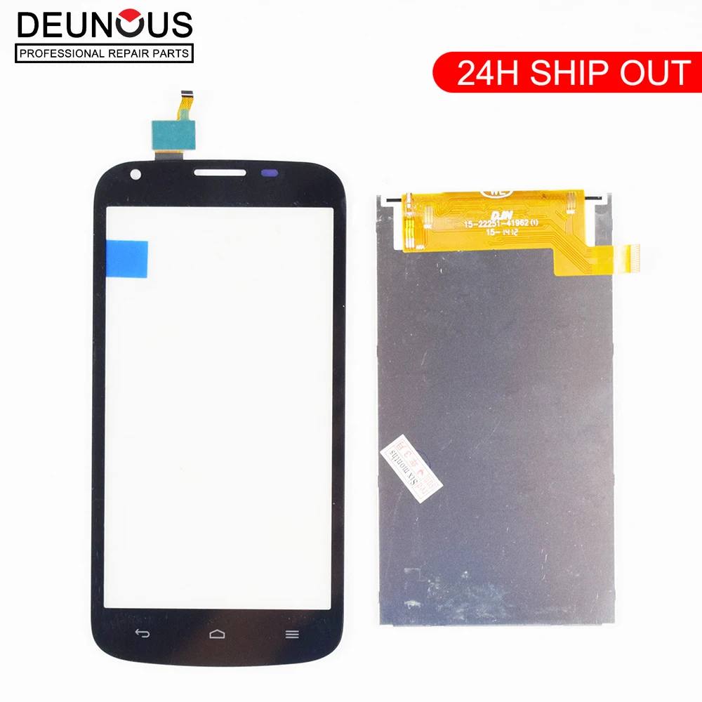 

New 5'' Front Touch Screen Outer Glass LCD display For Huawei Ascend Y600 Touch Digitizer Panel Lens Sensor Flex Cable Part