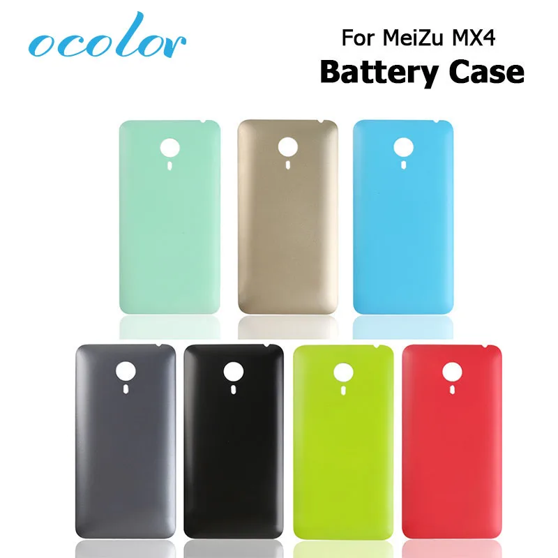 ocolor For MeiZu MX4 Battery Case Colorful plastic Bateria Back Cover Replacement Mobile Phone Accessories |