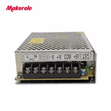 Potrójny zasilacz impulsowy T-60B 5V 12 V-12 V aluminiowy sterownik Led 3 tryby zasilacz konwertera(China)