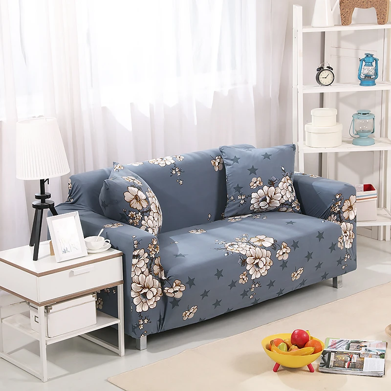 Dreamworld Slipcovers спандекс стрейч чехлы для диванов Красочные эластичные Нескользящие чехлы для диванов анти-Грязная мебель чехлы для диванов - Цвет: GSGX