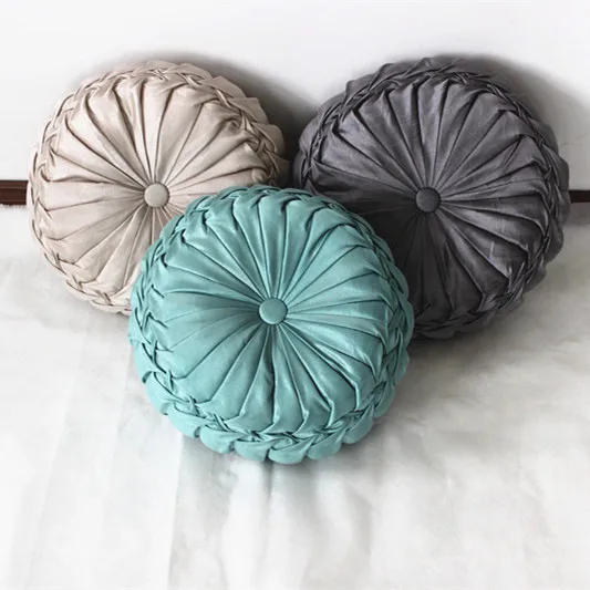 VEZO HOME Handmade Round Sofa Decorative Cushions Plush Pillows Custom Long Round Decorative Pillows VEZO HOME Handmade Round Sofa Decorative Cushions Plush Pillows Custom Long Round Decorative Pillows