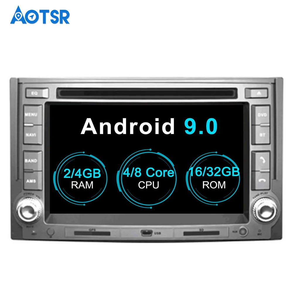 Автомобильный DVD плеер Aotsr Android 9 0 с GPS навигацией для IMAX ILOAD 2008 + H1 2007 мультимедийный