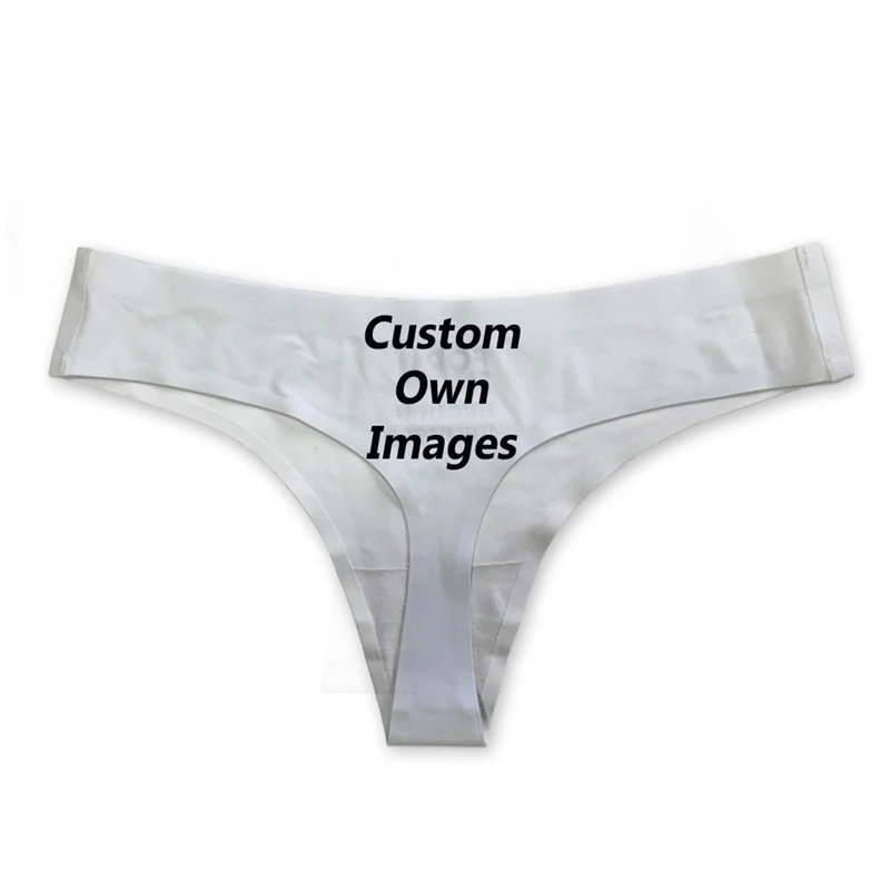 

NoisyDesigns Custom Images Print Women G String Fashion Ladies Invisible Thongs Panties Breathable Down Rise Traceless Underwear