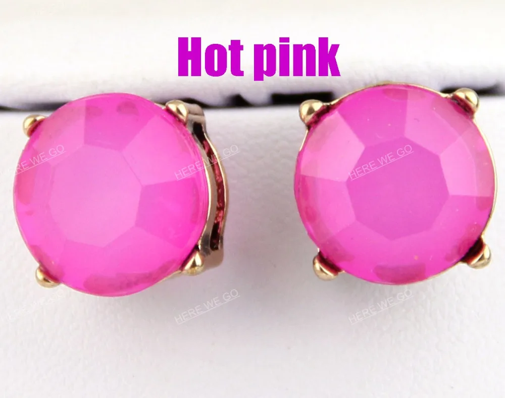Модные неоновые серьги в горошек гвоздики для женщин 1 5 см|fashion stud earrings|stud earringsstud