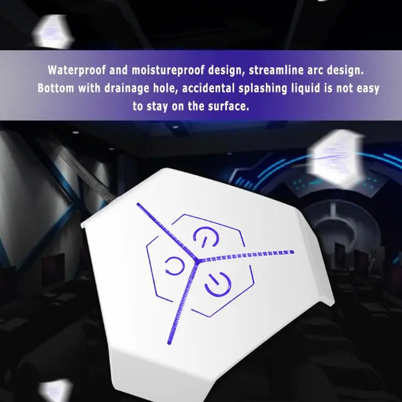 1 قطعة المزدوج منافذ USB للماء كمبيوتر مكتبي PC حالة امدادات الطاقة على/قبالة زر التبديل دعم PCI اتصال عالية جودة