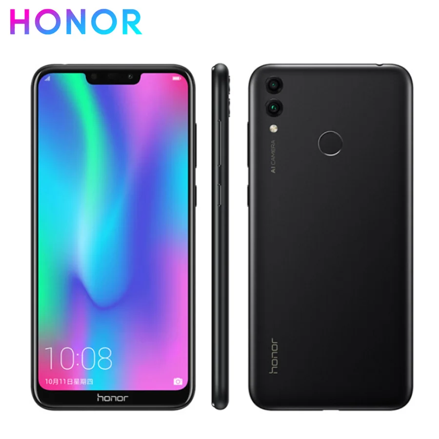Оригинальный honor 8c мобильный телефон 6 26 &quot4 ГБ ОЗУ 64 Гб ПЗУ Snapdragon 832 Android 8 1 13.0MP + 2.0MP