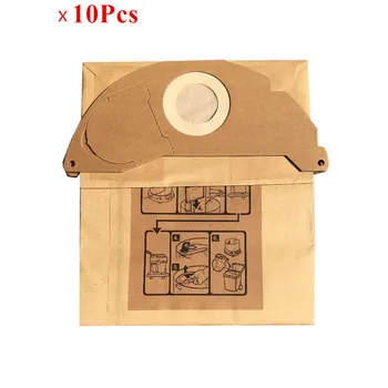 

10pcs Vacuum Cleaner Dust Filter Paper Bag for KARCHER WD2250 A2004 A2054 MV2 Robot Vacuum Cleaner Parts Karcher Dust Bags