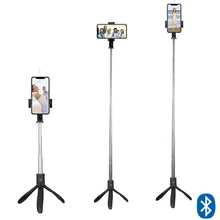 Bluetooth беспроводная селфи палка 19,5-70 см монопод с мини-зеркалом для iPhone huawei samsung Xiaomi Мобильный складной штатив