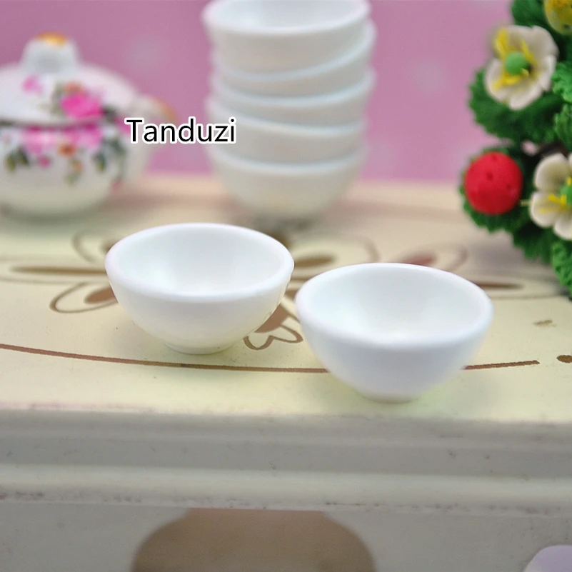 Tanduzi 4 шт. 1:12 Кукольный домик Миниатюрный японский каваи моделирование круглая
