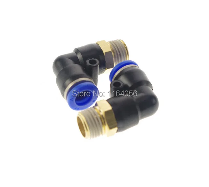 

5pcs Pneumatic Air Fitting Elbow Push-Fit 12mm to 1/4 BSP PL12-02