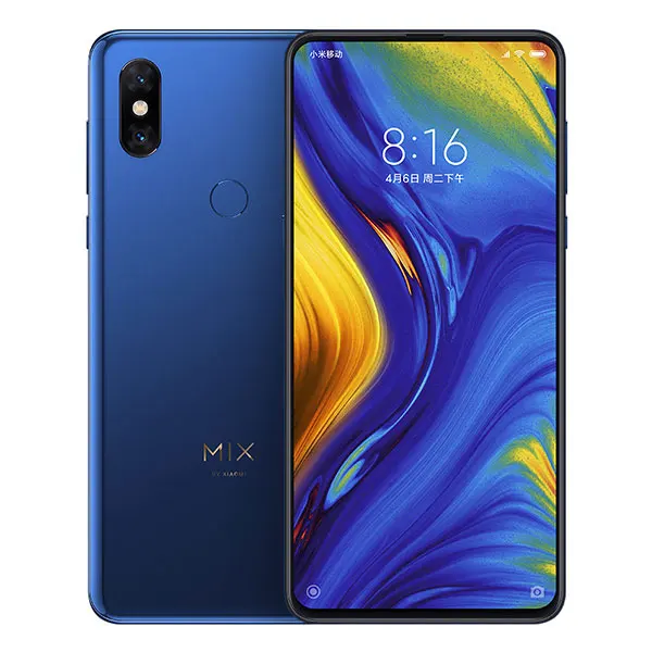 Глобальная ПЗУ Xiaomi mi X 3 8 Гб 128 ГБ Восьмиядерный мобильный телефон Snapdragon 845 3200 мАч 6,39 ''полный экран 2 задней и 2 фронтальные камеры - Цвет: Blue