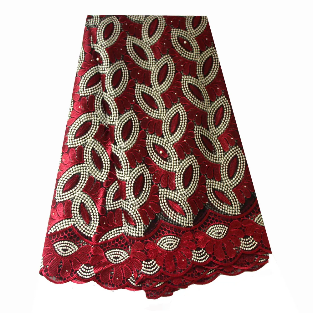african lace fabric wine