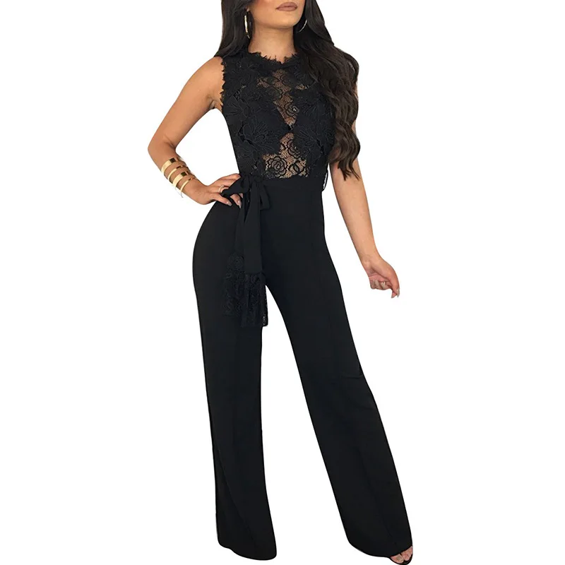 Buy Sexy Lace Formal Jumpsuit for Women Sleeveless
