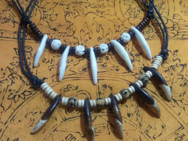 Амулеты в виде клыков мужские ожерелья с регулируемой цепочкой TNL373|necklace for men|wolf