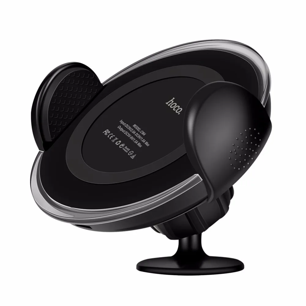 

HOCO Universal Multi-function Car Phone Holder Stand with Qi Wireless Charger for IPhoneX 8/8 Plus Samsung S8 Plus S7 S6 Edge