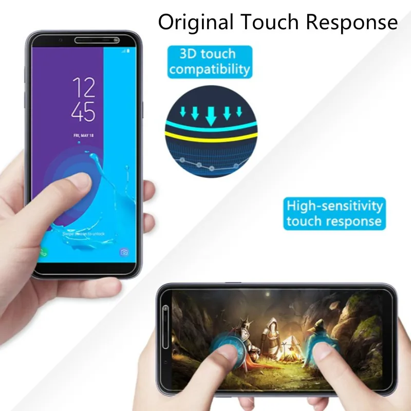 9H закаленное стекло для Samsung A6 A8 2018 A7 A750 J2 J3 J4 J5 J6 J8 HD защитная пленка