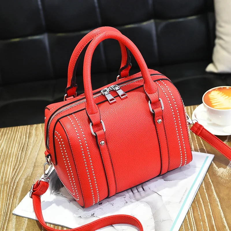 Сумка женская кожаная винтажная с заклепками|designer women bag|women bagwomen bags designer |