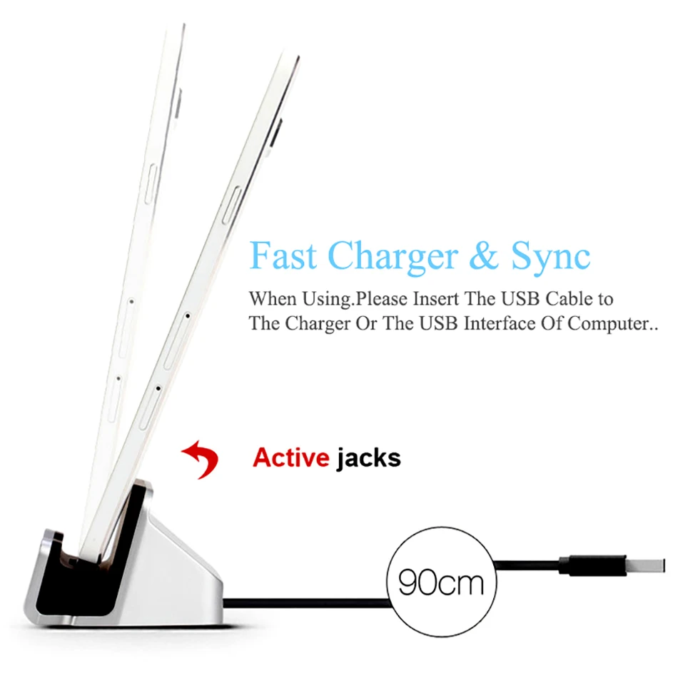 USB Pedestal Data Charger Dock Stand Station Charging For iphone 8 7 XR XS Desktop Cradle For Samsung Xiaomi Docking ladestation wallcharger