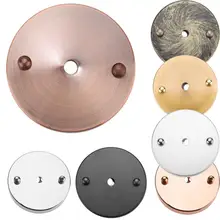 10 см потолочная Базовая пластина, круглый металлический подвесной светильник, аксессуары, современная лампа для спальни, База Ретро, винтажная антикварная Потолочная пластина