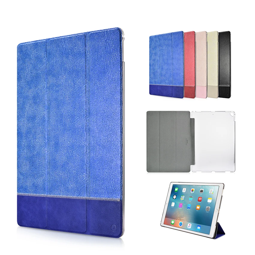 For iPad Pro 12.9'' PU Leather Case Cover Slim Blink Protective Stand Skin For Apple iPad Pro 12