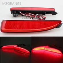 MZORANGE Car-styling 2PCS LED Rear Bumper Reflector Brake Stop Light for Mazda6 Atenza For Mazda2 DY for Mazda3 Axela (CA240)